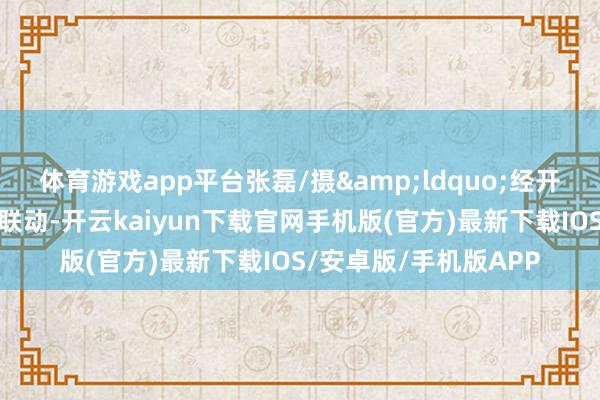 体育游戏app平台张磊/摄&ldquo;经开区各委办局全力协同联动-开云kaiyun下载官网手机版(官方)最新下载IOS/安卓版/手机版APP
